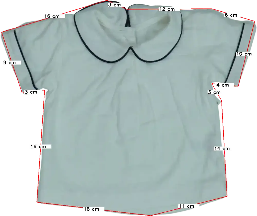 Fehér Egyéb Póló EU 68 / UK 3-6 hónap / US 3-6 hónap