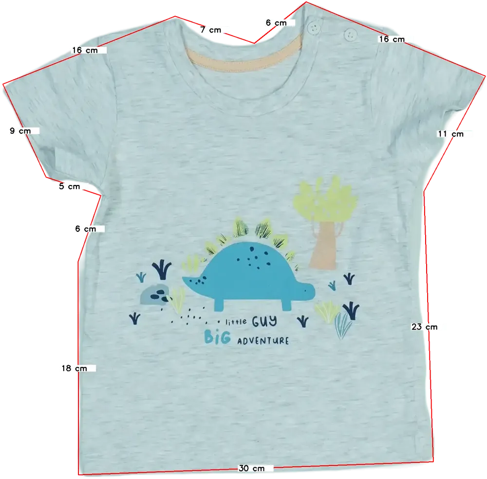 Szürke Baby Póló EU 86 / UK 12-18 hónap / US 18 hónap