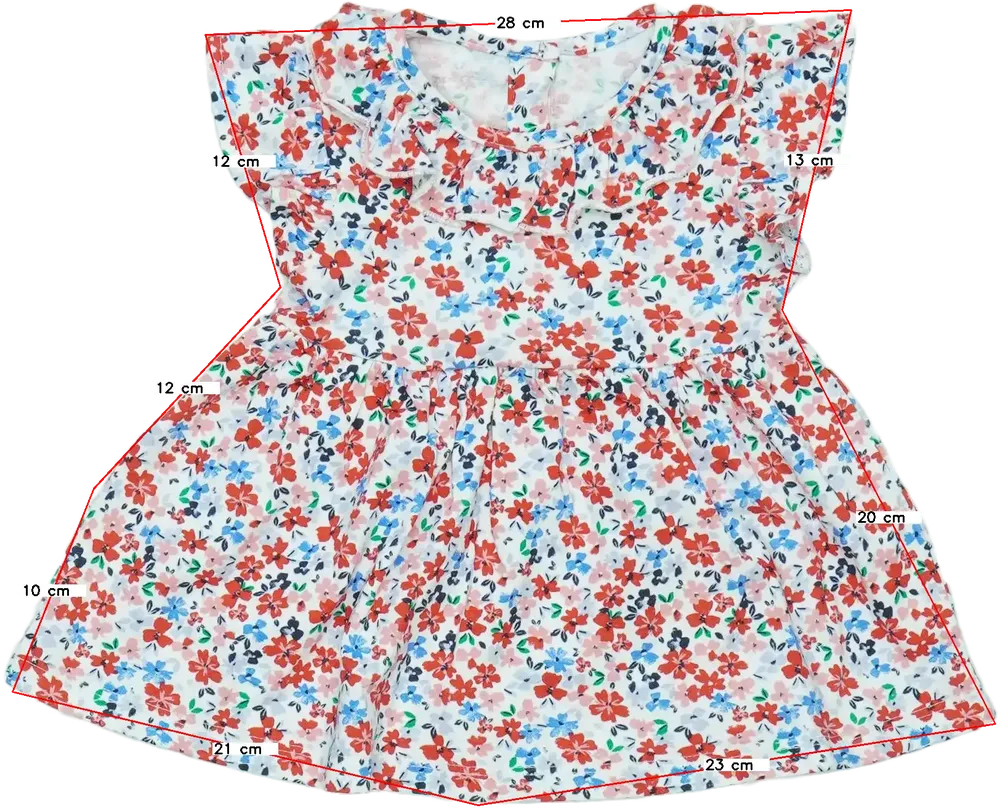 Fehér Matalan Ruha EU 62 / UK 0-3 hónap / US 0-3 hónap