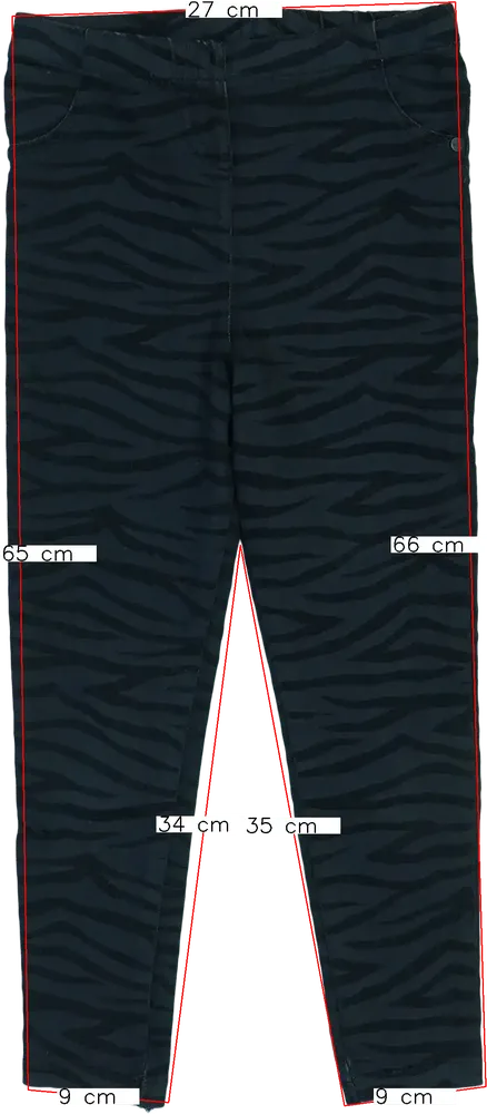 Fekete Next Leggings EU 122 / UK 7 év / US 7 év/M