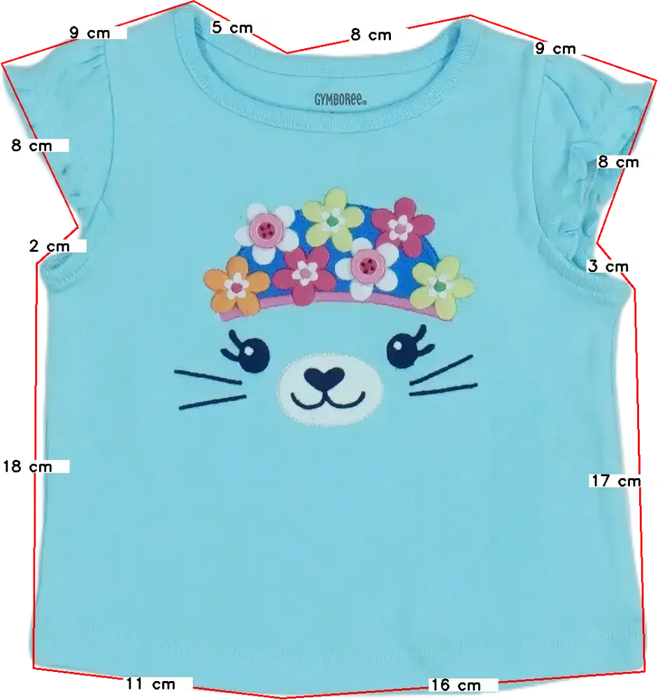 Kék Egyéb Póló EU 68 / UK 3-6 hónap / US 3-6 hónap