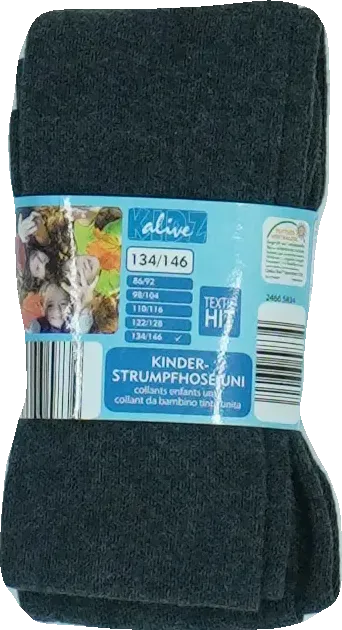 Szürke Kidz Alive Harisnya EU 146 / UK 11 év / US 12 év/L