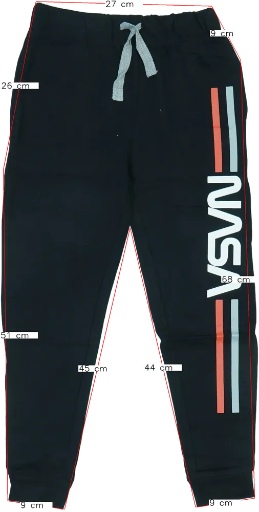 Fekete International Space Archives Melegítőnadrág EU 128 / UK 8 év / US 8 év/M