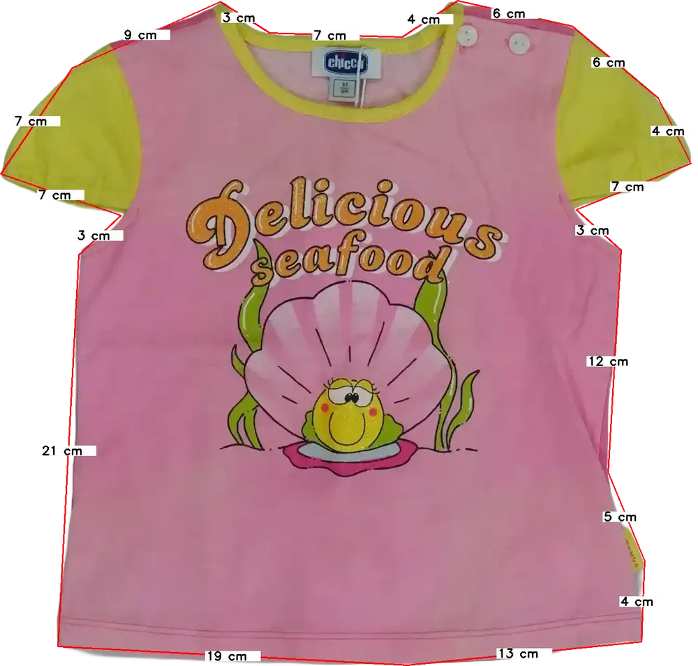 Rózsaszín Chicco Póló EU 86 / UK 12-18 hónap / US 18 hónap