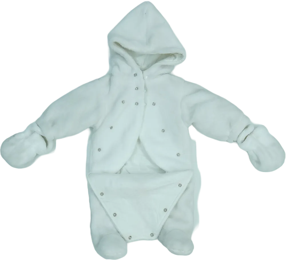 Fehér Chocolate Baby overál EU 50 / UK Újszülött / US Újszülött