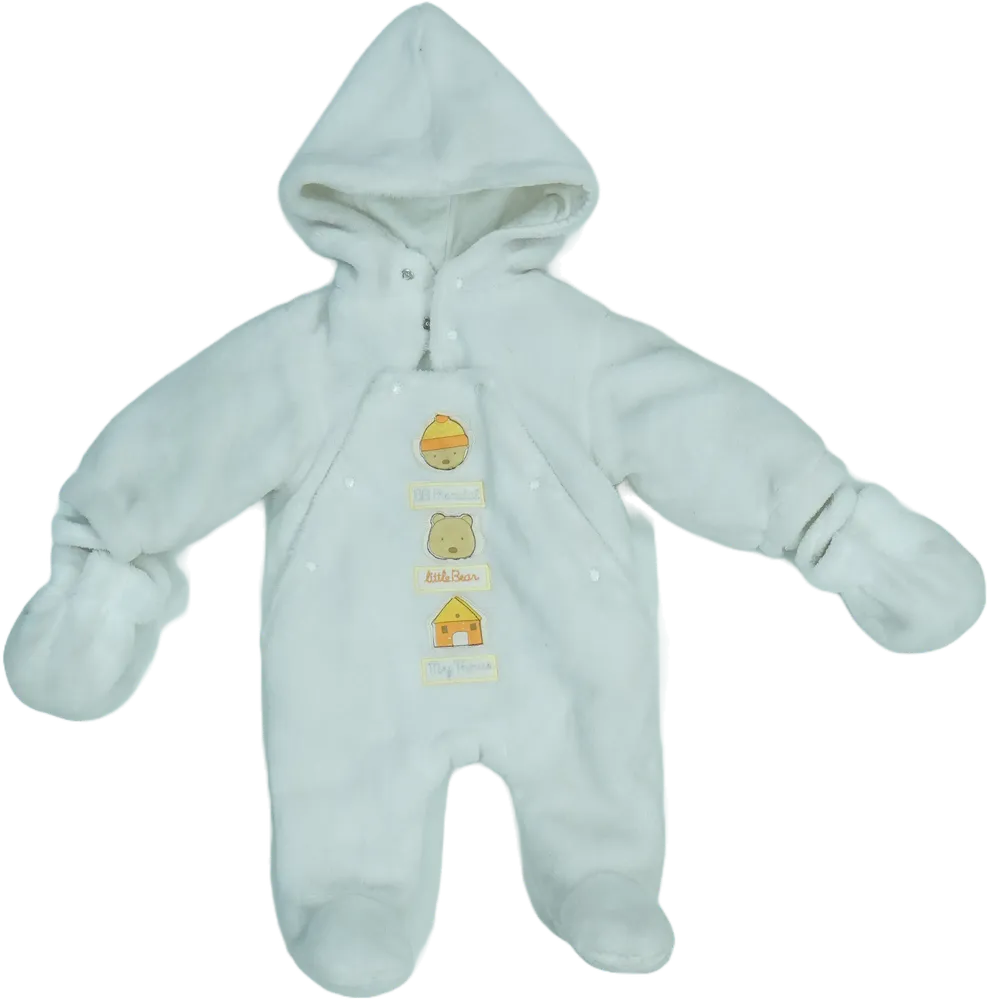 Fehér Chocolate Baby overál EU 50 / UK Újszülött / US Újszülött