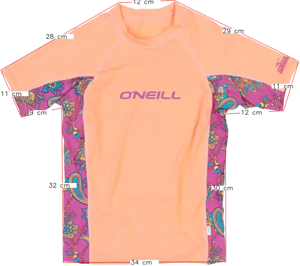 Rózsaszín O'neill Napvédő felső EU 152 / UK 12 év / US 12 év/L