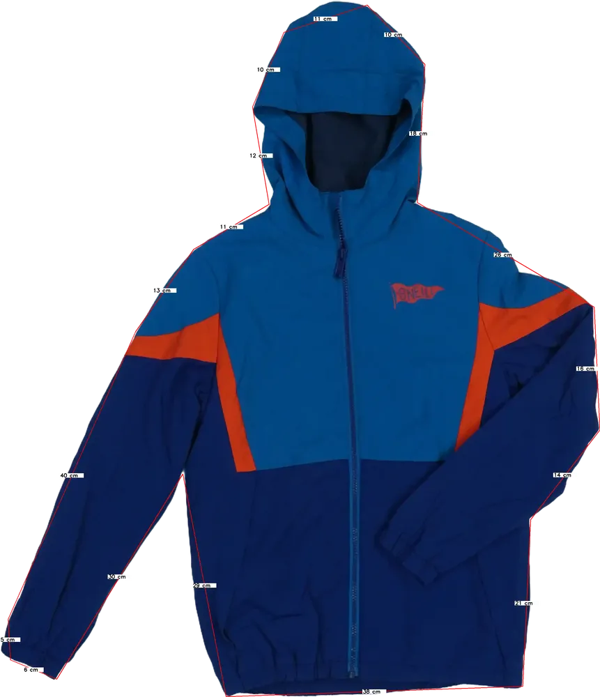 Kék O'neill Széldzseki EU 152 / UK 12 év / US 12 év/L