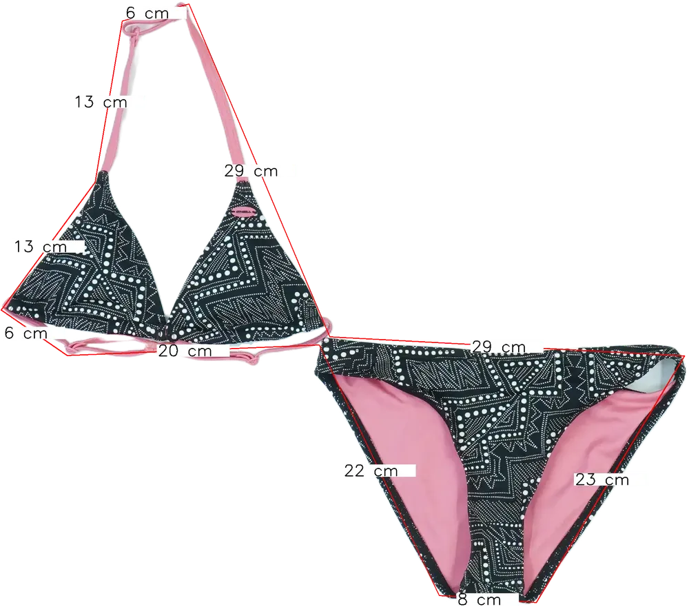 Fekete O'neill Bikini EU 152 / UK 12 év / US 12 év/L