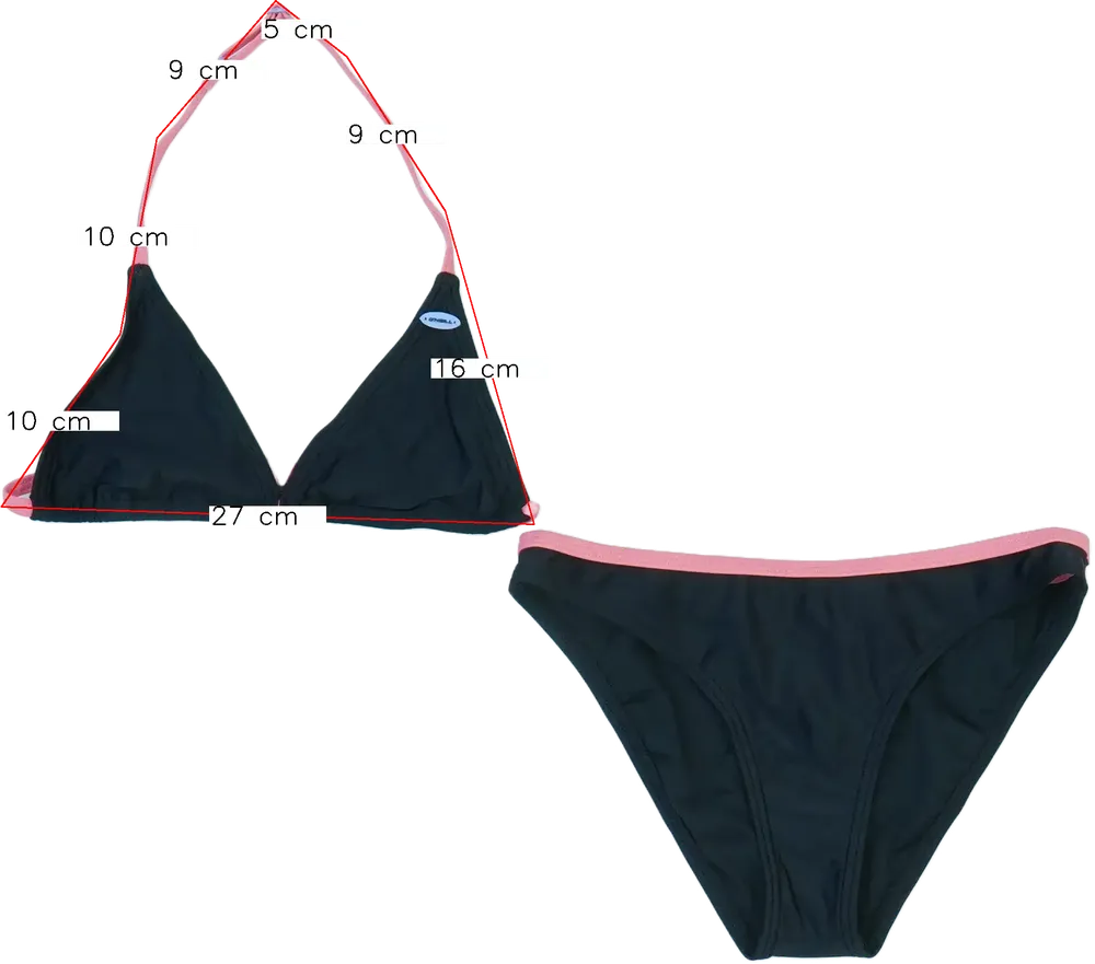 Fekete O'neill Bikini EU 152 / UK 12 év / US 12 év/L