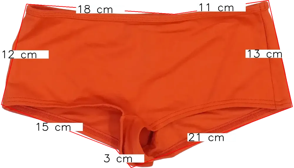 Piros O'neill Bikini alsó EU 152 / UK 12 év / US 12 év/L