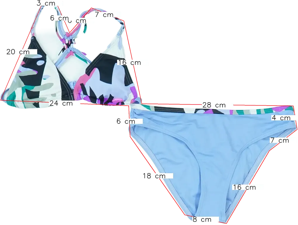 Lila O'neill Bikini EU 152 / UK 12 év / US 12 év/L