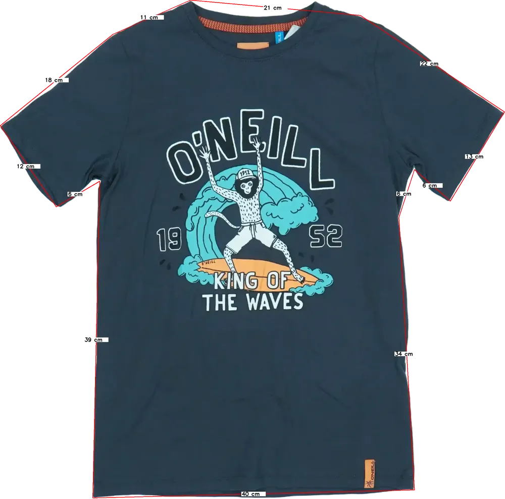 Szürke O'neill Póló EU 152 / UK 12 év / US 12 év/L