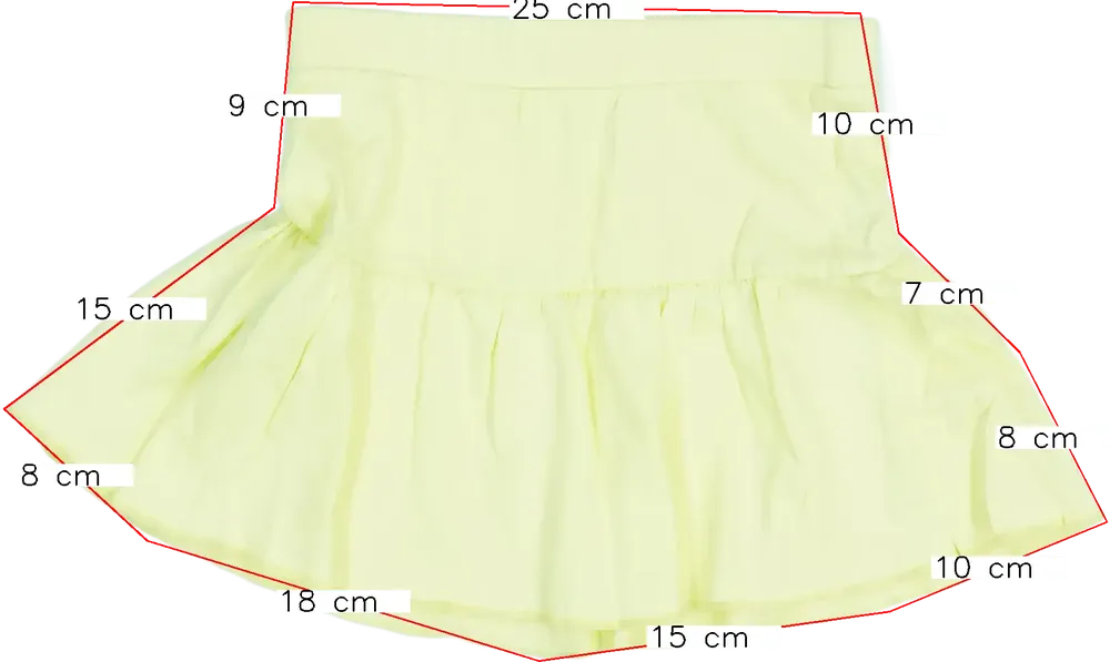 Sárga Lola Liza Szoknya EU 164 / UK 14 év / US 14 év/XL