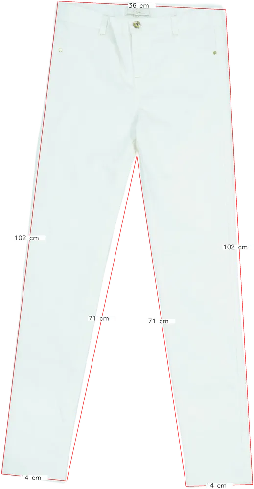 Fehér Lola Liza Hosszúnadrág EU 164 / UK 14 év / US 14 év/XL