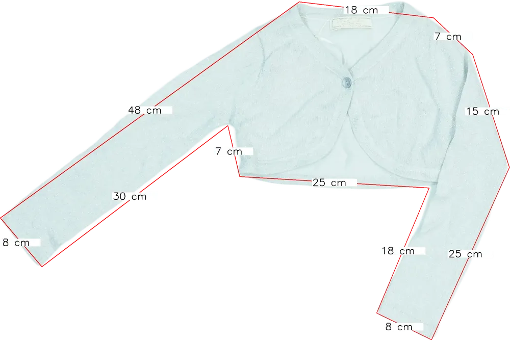 Szürke Lola Liza Bolero EU 116 / UK 6 év / US 6 év/S