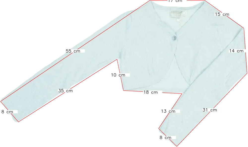 Szürke Lola Liza Bolero EU 140 / UK 10 év / US 10 év/L