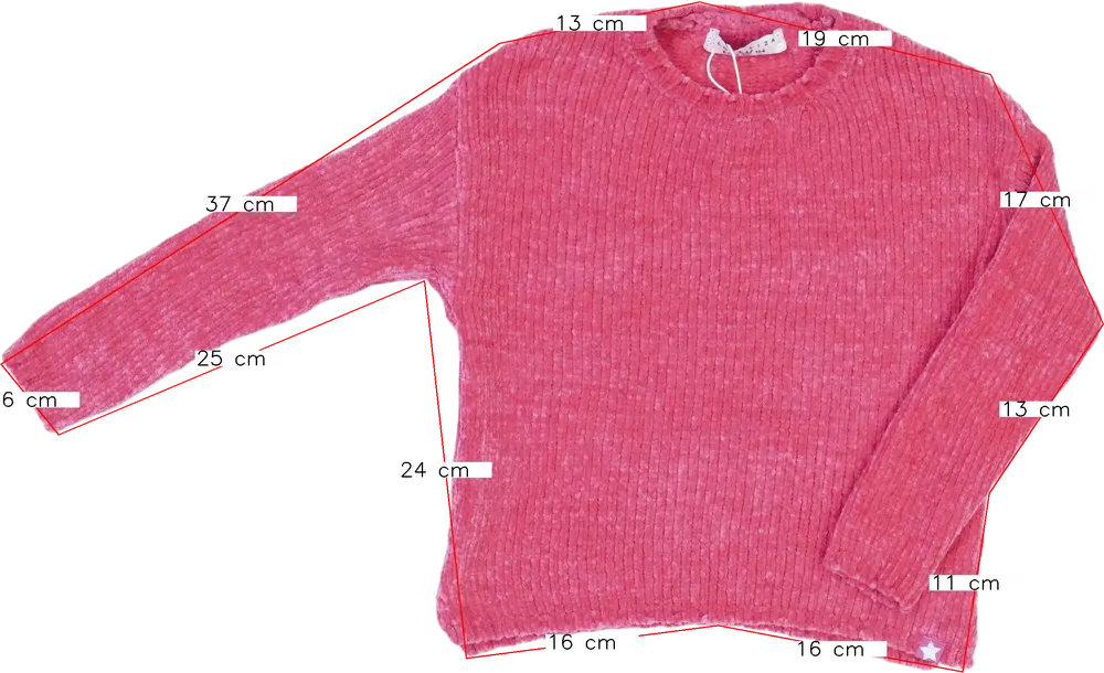 Rózsaszín Lola Liza Pulóver EU 104 / UK 4 év / US 4T/XS