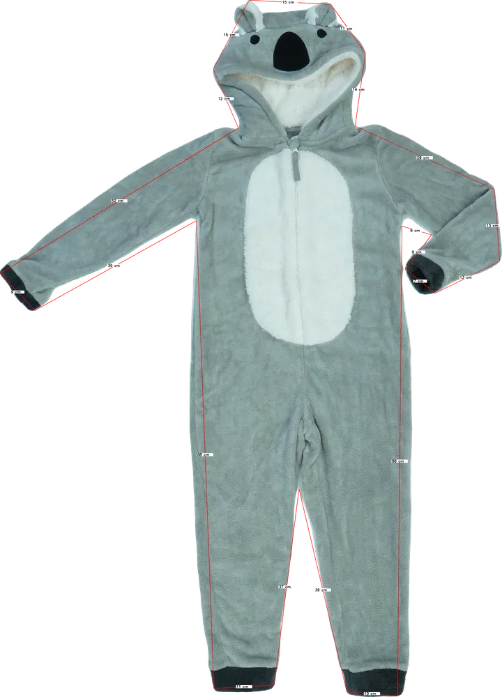 Szürke Lola Liza Pizsama overál EU 128 / UK 8 év / US 8 év/M