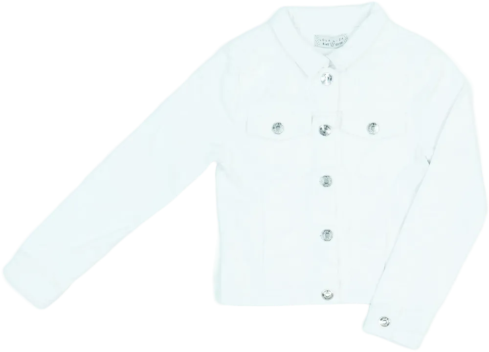 Fehér Lola Liza Farmerdzseki EU 128 / UK 8 év / US 8 év/M