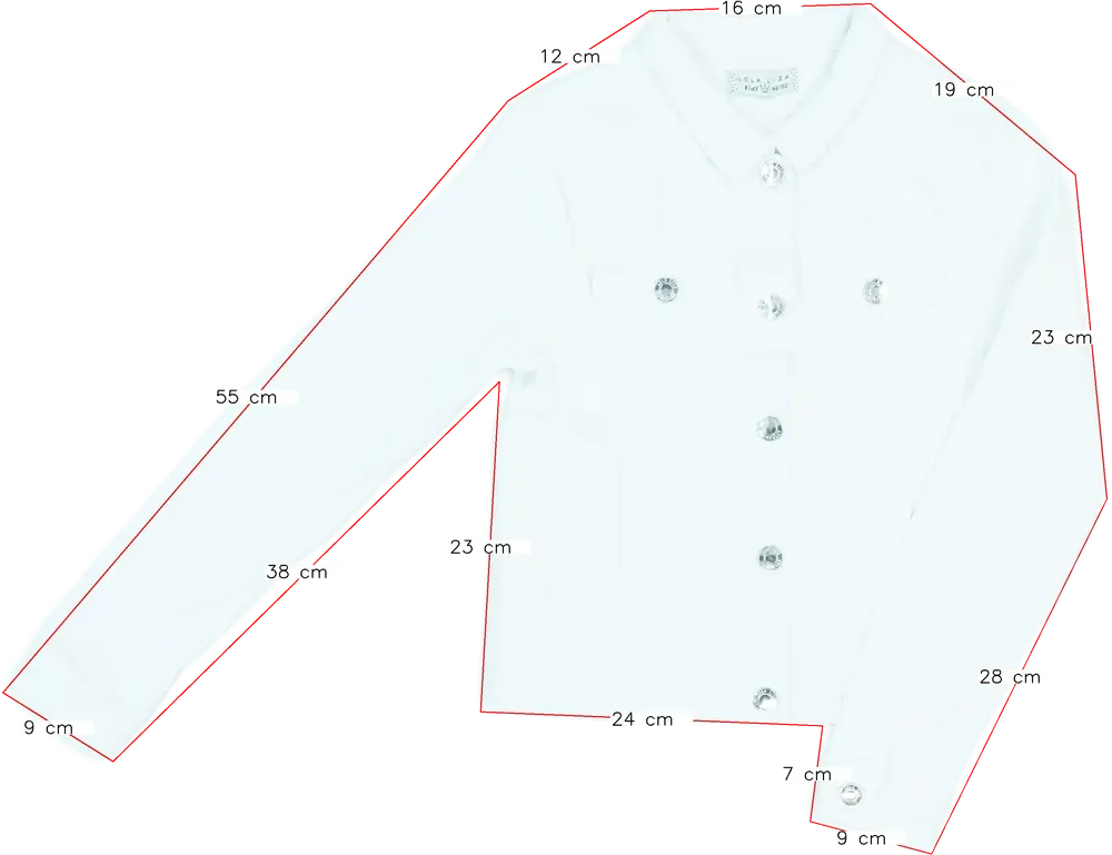 Fehér Lola Liza Farmerdzseki EU 152 / UK 12 év / US 12 év/L