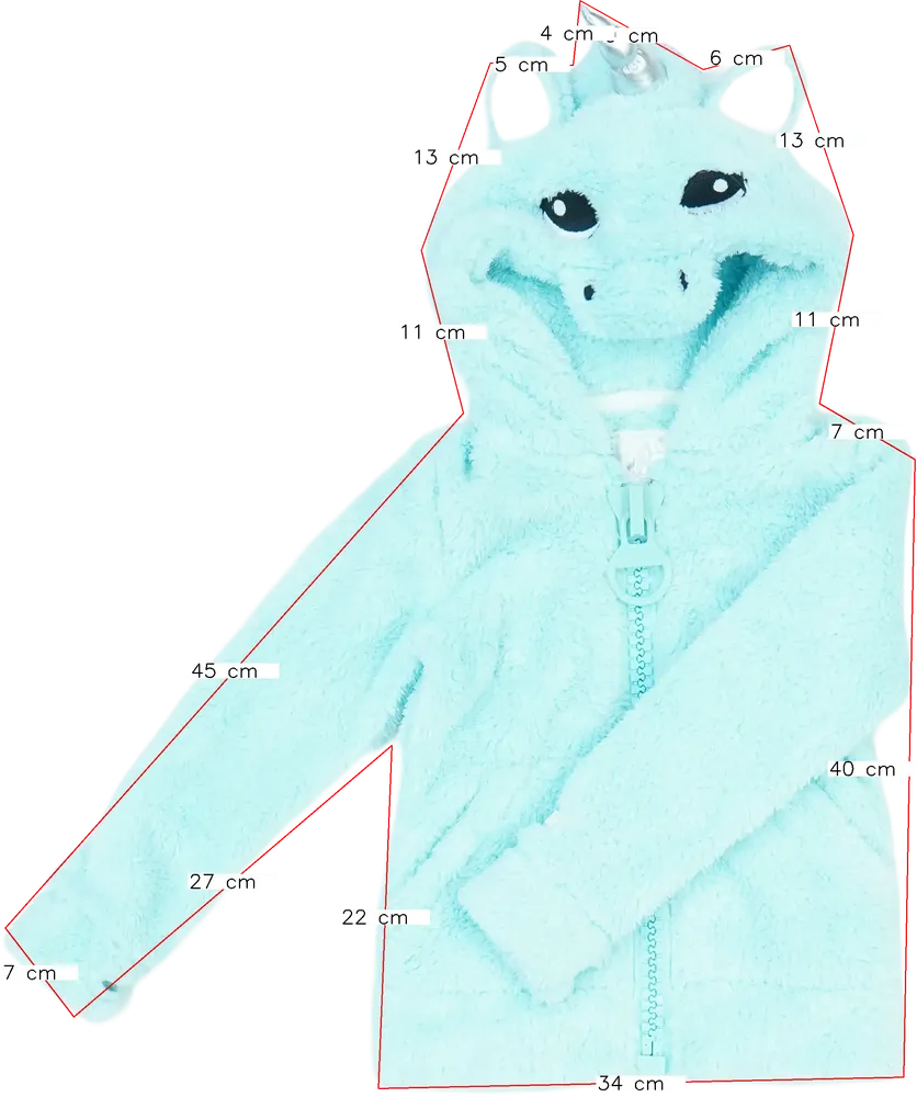 Kék Lola Liza Kapucnis pulóver EU 116 / UK 6 év / US 6 év/S