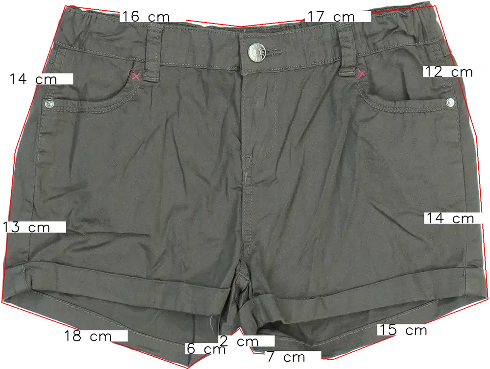 Barna Lola Liza Rövidnadrág EU 164 / UK 14 év / US 14 év/XL