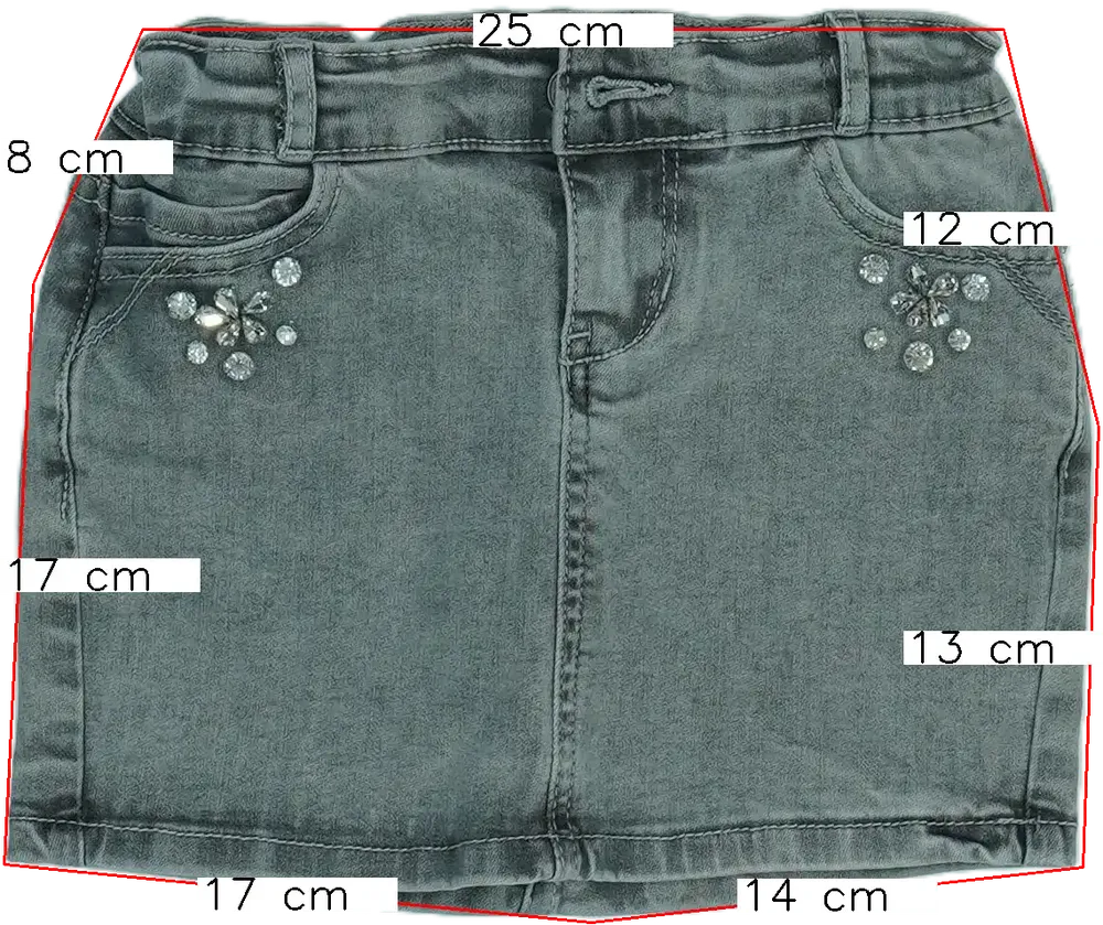 Szürke Lola Liza Szoknya EU 116 / UK 6 év / US 6 év/S