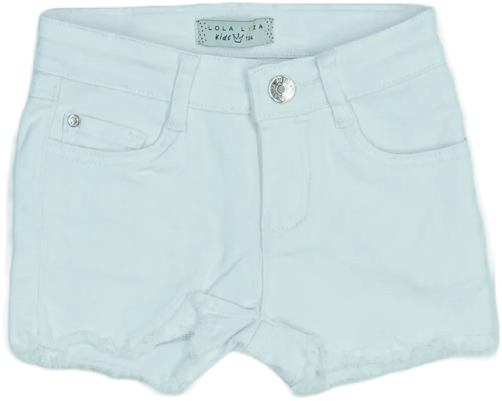 Fehér Lola Liza Rövidnadrág EU 104 / UK 4 év / US 4T/XS