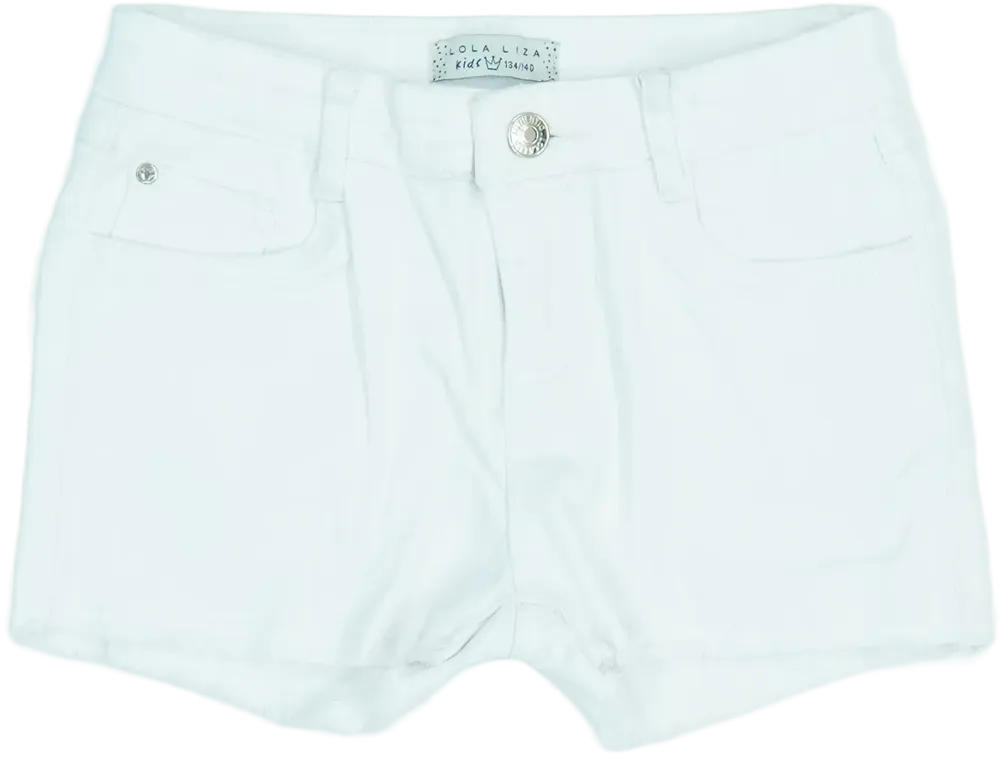 Fehér Lola Liza Rövidnadrág EU 140 / UK 10 év / US 10 év/L