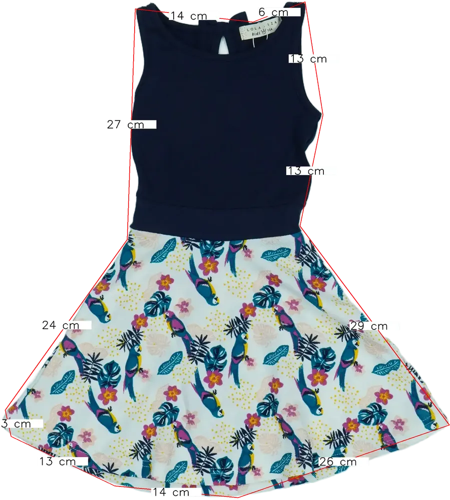 Kék Lola Liza Ruha EU 104 / UK 4 év / US 4T/XS