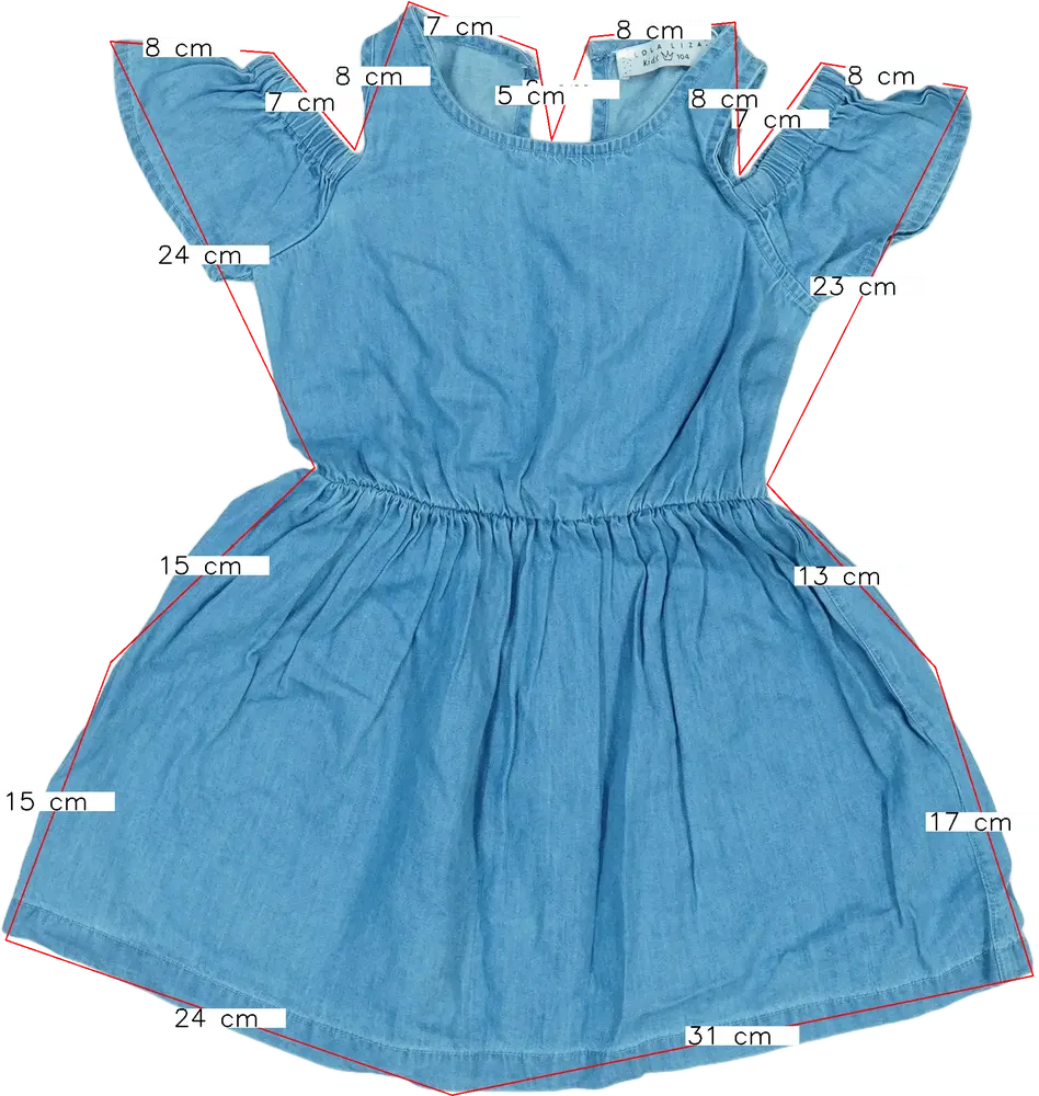 Kék Lola Liza Ruha EU 104 / UK 4 év / US 4T/XS