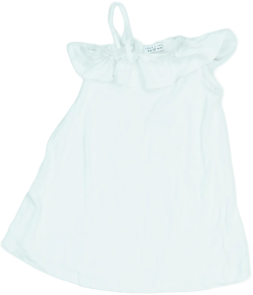 Fehér Lola Liza Ruha EU 116 / UK 6 év / US 6 év/S