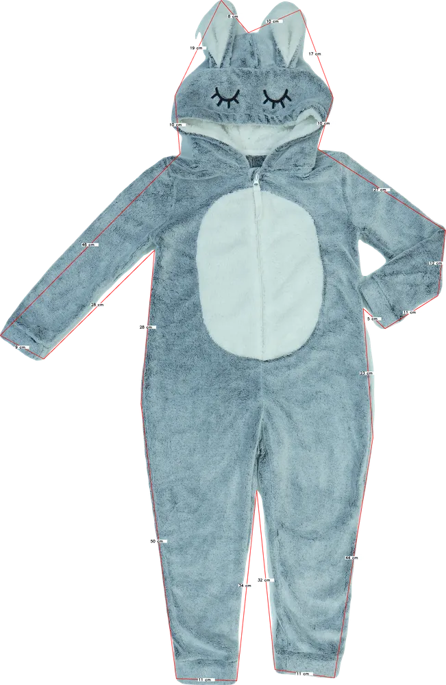 Szürke Lola Liza Pizsama overál EU 116 / UK 6 év / US 6 év/S