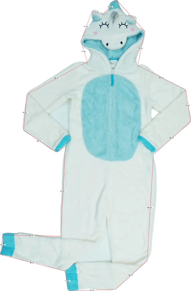 Fehér Lola Liza Pizsama overál XXS