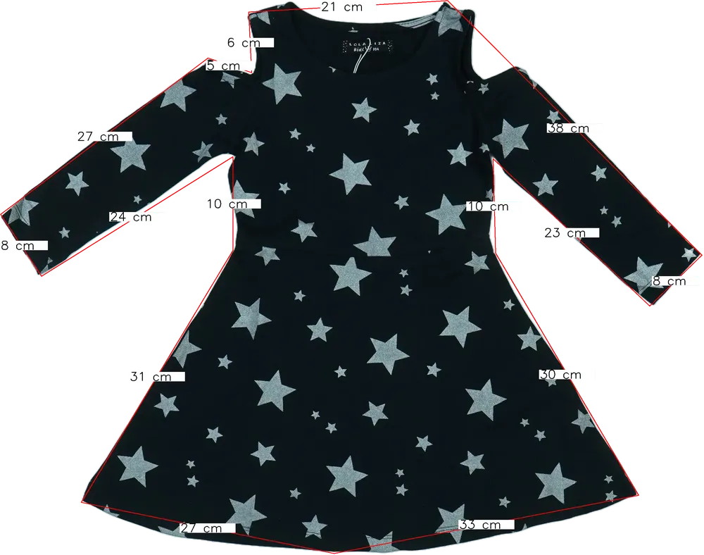 Fekete Lola Liza Ruha EU 104 / UK 4 év / US 4T/XS