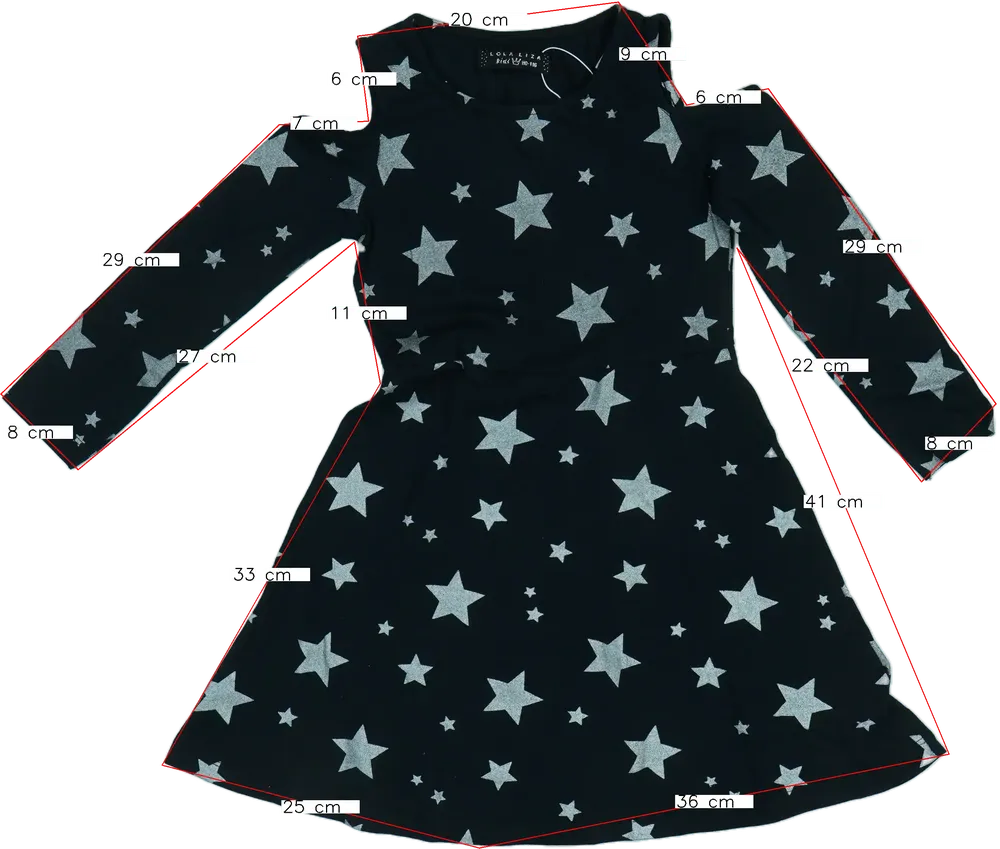 Fekete Lola Liza Ruha EU 116 / UK 6 év / US 6 év/S