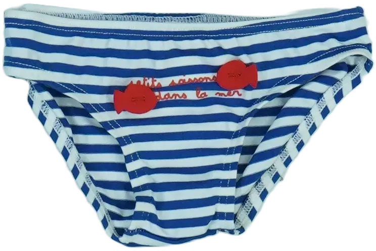 Kék Grain de blé Fürdőnadrág EU 80 / UK 9-12 hónap / US 12 hónap