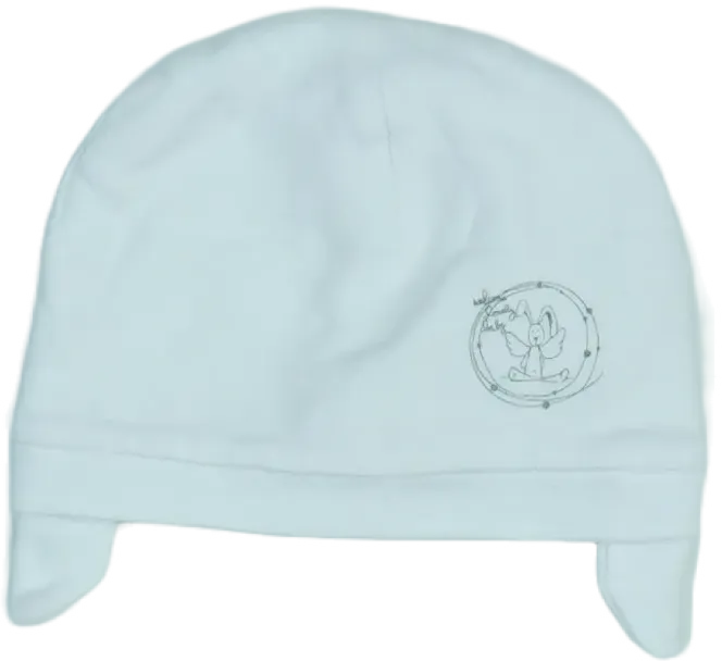 Fehér Grain de blé Sapka EU 68 / UK 3-6 hónap / US 3-6 hónap