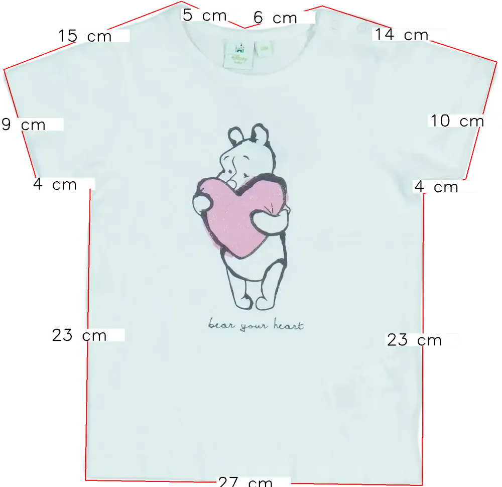 Fehér Disney Póló EU 86 / UK 12-18 hónap / US 18 hónap