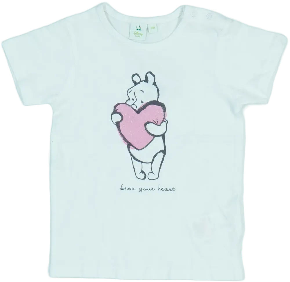 Fehér Disney Póló EU 86 / UK 12-18 hónap / US 18 hónap