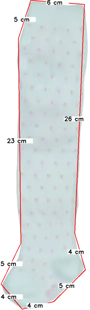 Többszínű Grain de blé Harisnya EU 80 / UK 9-12 hónap / US 12 hónap