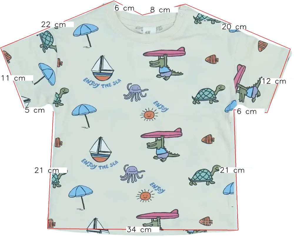 Barna H&amp;M Póló EU 92 / UK 2 év / US 2T