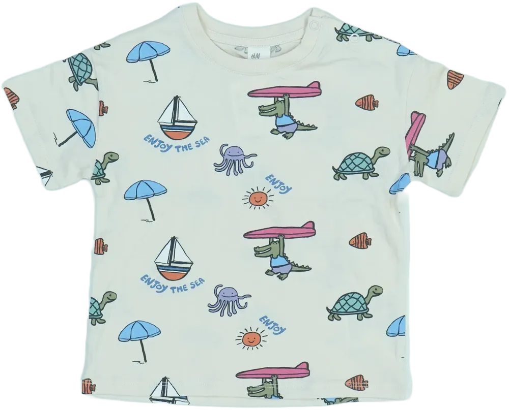 Barna H&amp;M Póló EU 92 / UK 2 év / US 2T