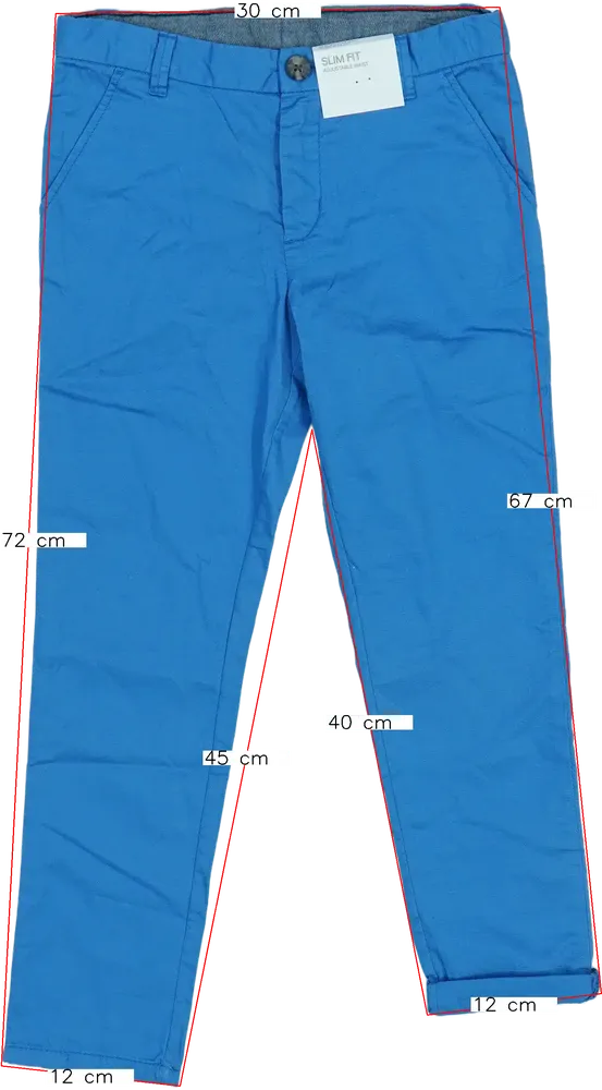 Kék H&amp;M Hosszúnadrág EU 122 / UK 7 év / US 7 év/M