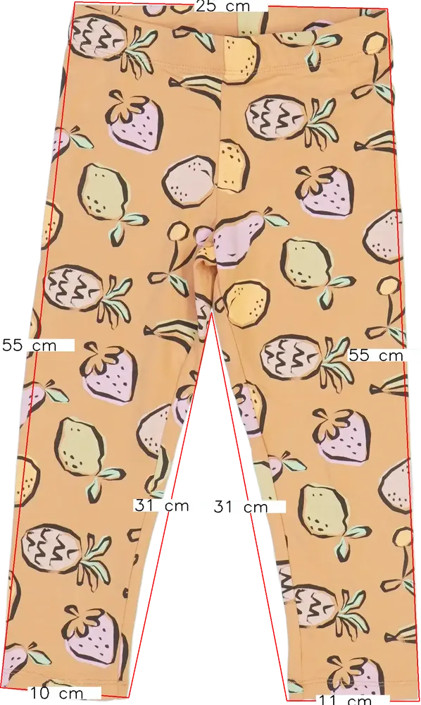 Sárga (narancs) H&amp;M Leggings EU 122 / UK 7 év / US 7 év/M