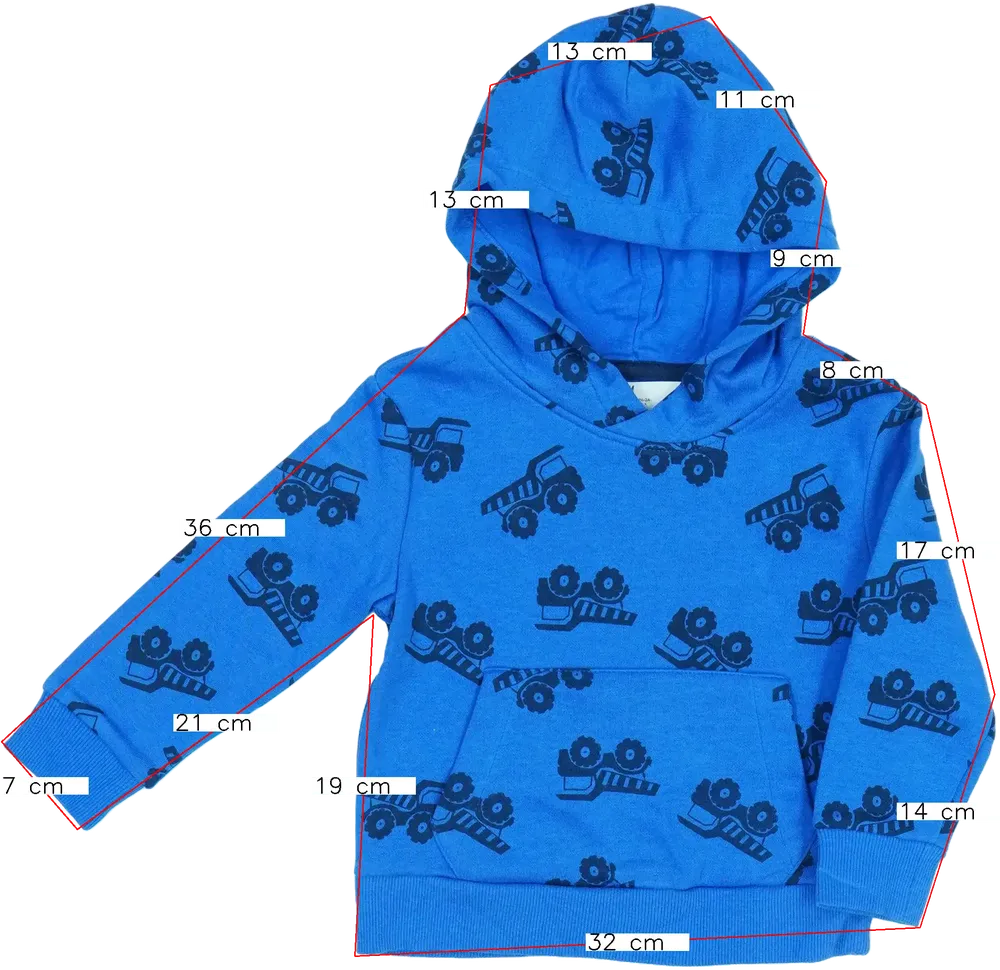Kék H&amp;M Kapucnis pulóver EU 92 / UK 2 év / US 2T