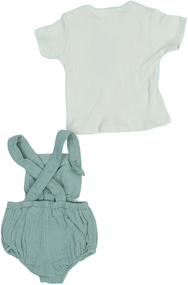 Multicoloured H&amp;M 2-piece set - Top &amp; Bottom EU 68 / UK 3-6 months / US 3-6 months