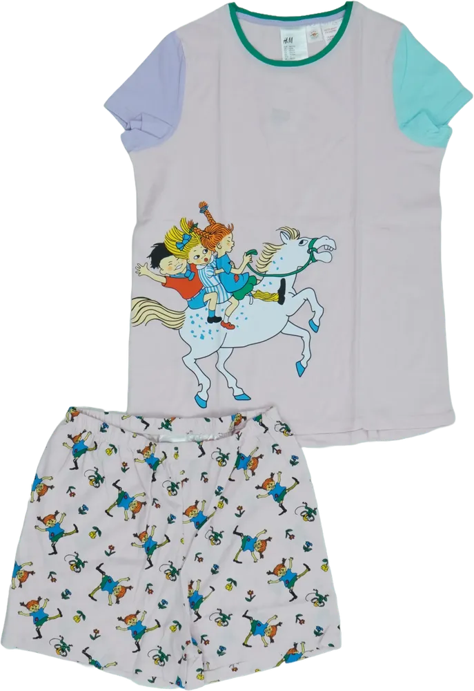 Rózsaszín H&amp;M Pizsama EU 122 / UK 7 év / US 7 év/M