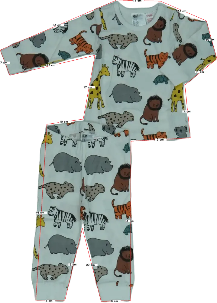 Barna H&amp;M Pizsama EU 74 / UK 6-9 hónap / US 6-9 hónap